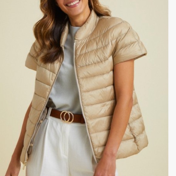 martha stewart short sleeve puffer